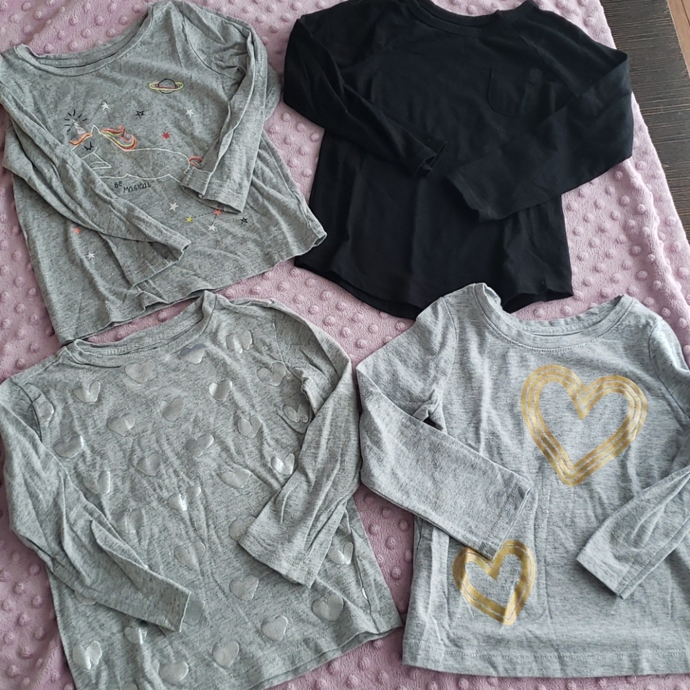 4 shirts